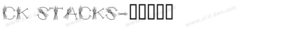 CK Stacks字体转换